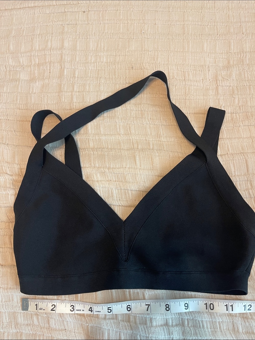 BCBGMaxAzria Black Wireless Bralette